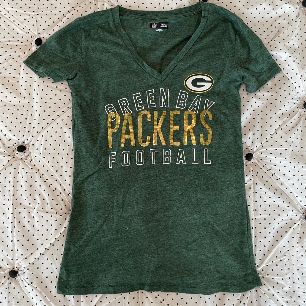 Green Bay Packers sequins Tee